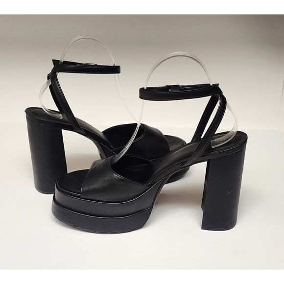 Wild Fable Women's Faux Leather Platform Ultra High Ankle Straps Heel Pumps 9.5 - Picture 5 of 9